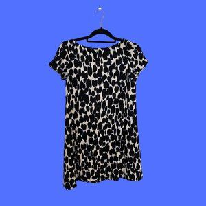 Kate Spade New York Leopard Mini Swing Dress Size 2